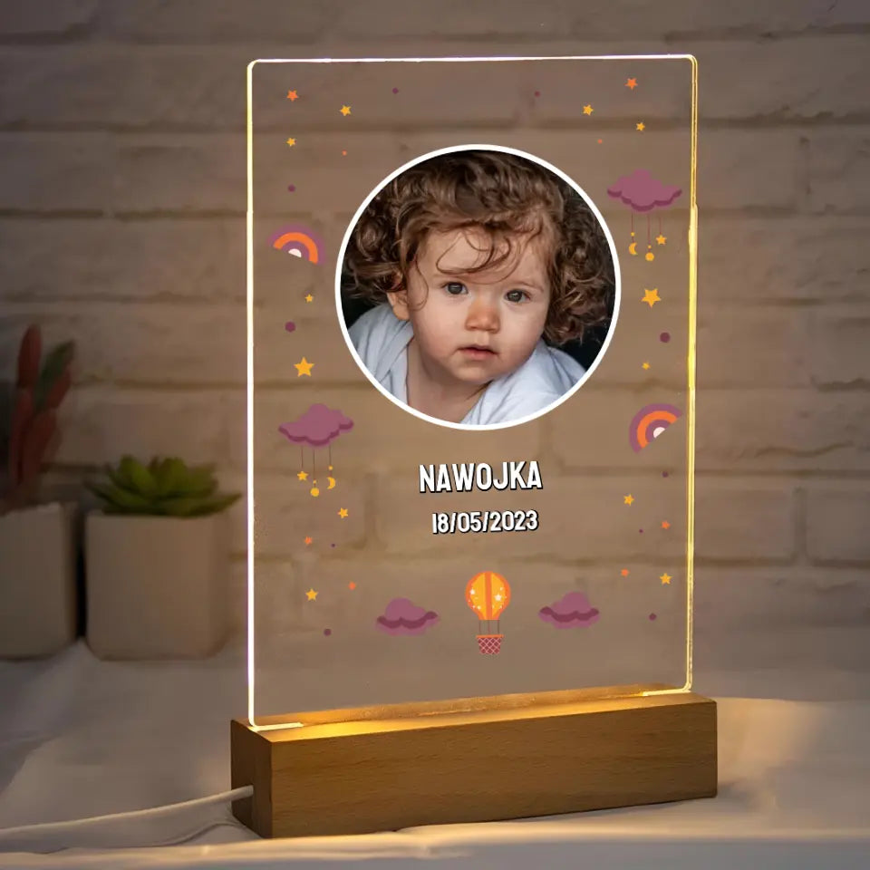 Dla ukochanego dziecka (dziewczynka) #2 - Druk na szkle, spersonalizowany prezent