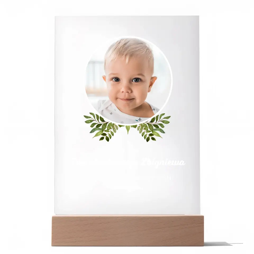 Dla ukochanego dziecka (chłopiec) - Druk na szkle, spersonalizowany prezent