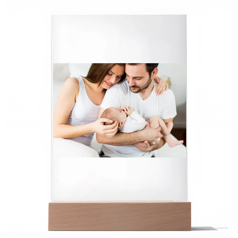 Rodzina zdjęcie - Druk na szkle, spersonalizowany prezent rodziny
