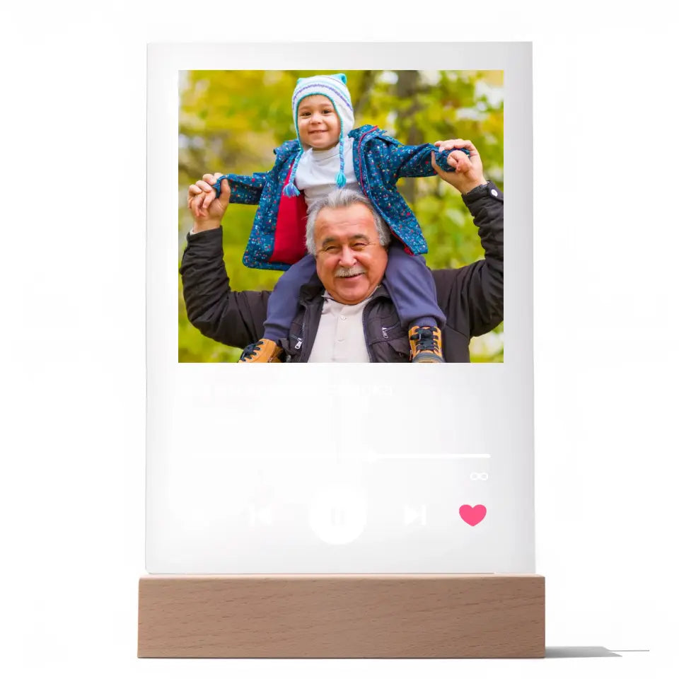 Dla najlepszego dziadka - Druk na szkle, spersonalizowany prezent dla dziadka