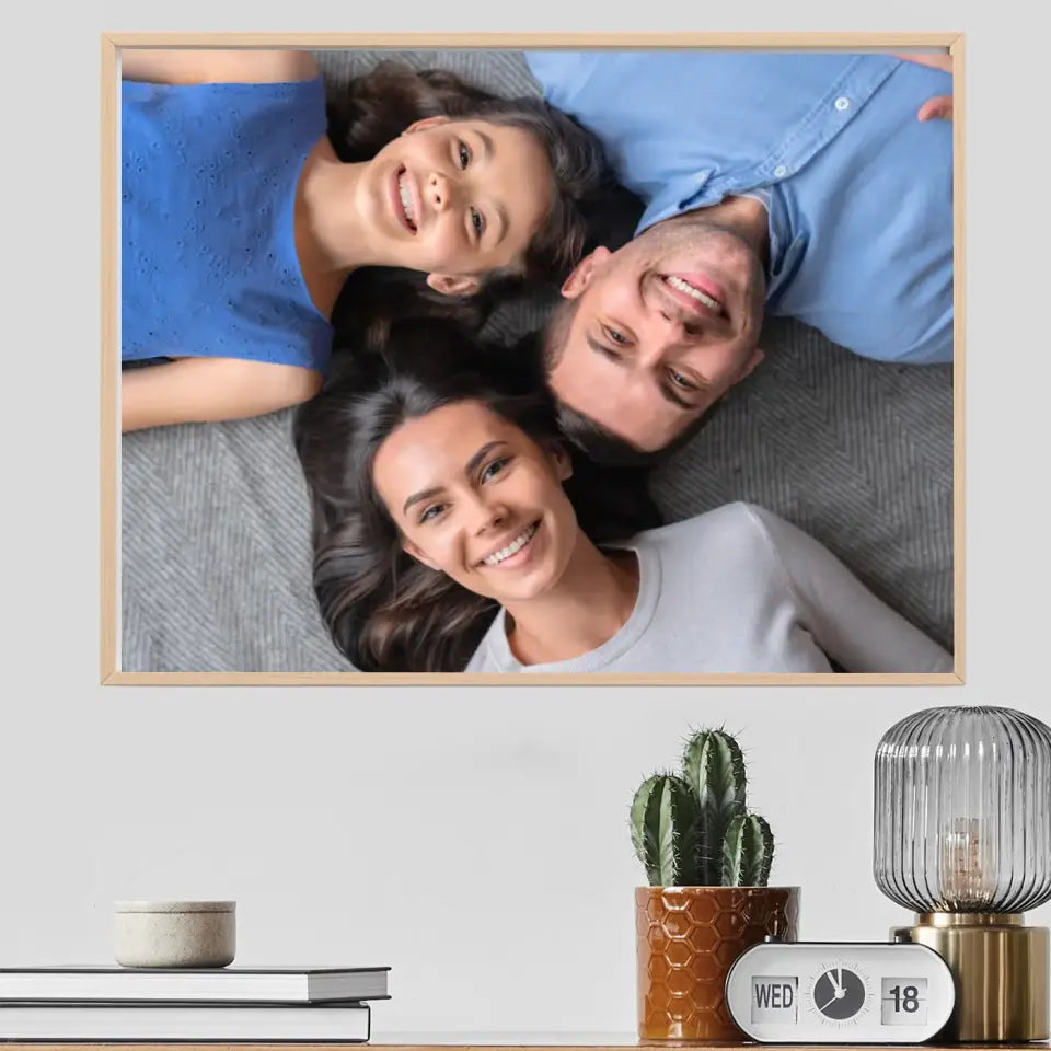 Szczęśliwa rodzina - druk na płótnie, spersonalizowany prezent