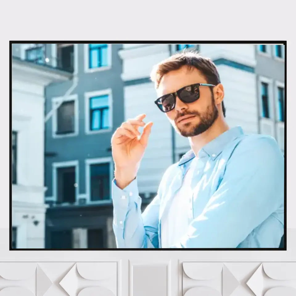 Zdjęcie mężczyzny - druk na płótnie, spersonalizowany prezent dla mężczyzny