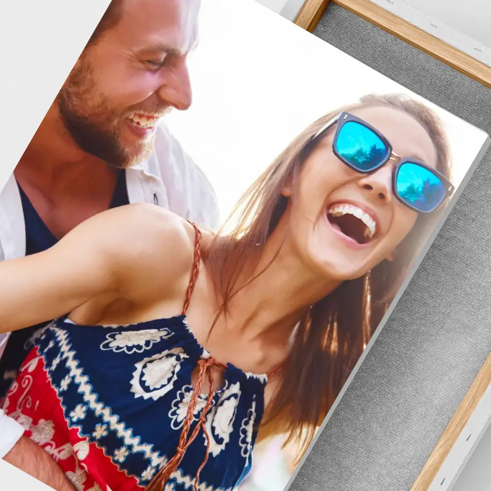 Romantyczne zdjęcie - druk na płótnie, spersonalizowany prezent dla niego