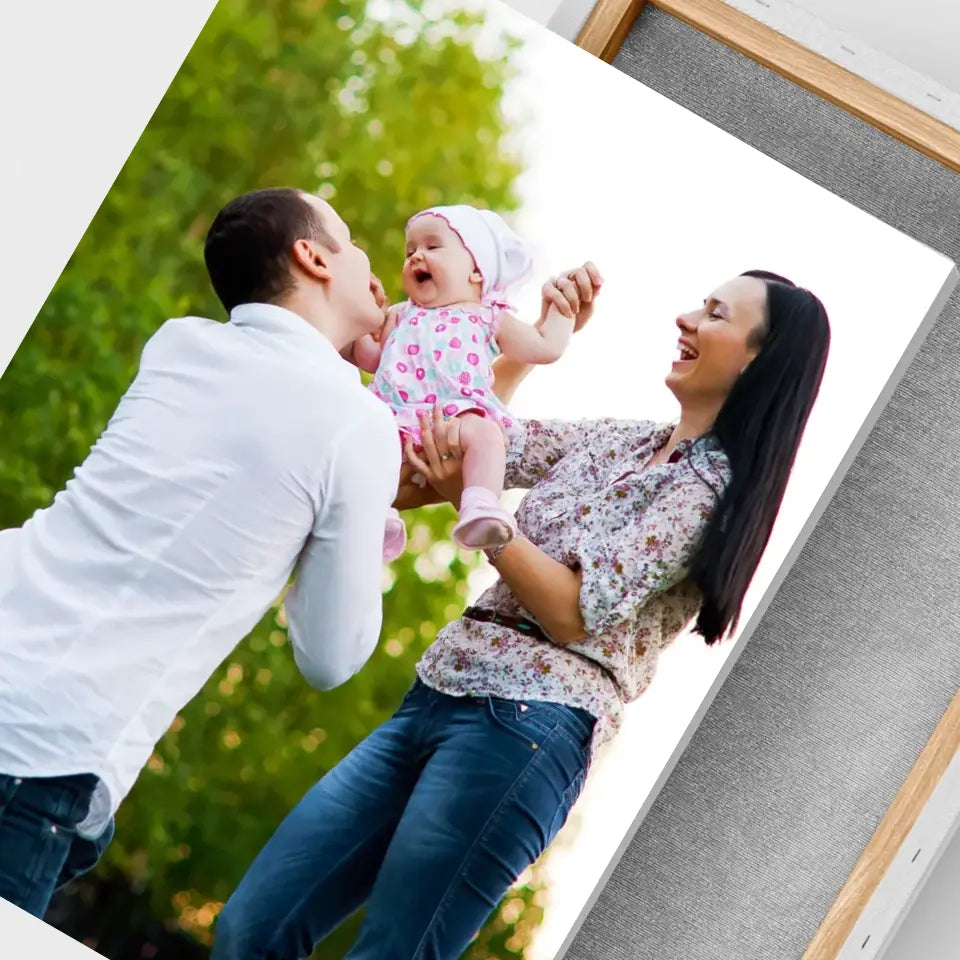 Fotoobraz rodziny - druk na płótnie, spersonalizowany prezent