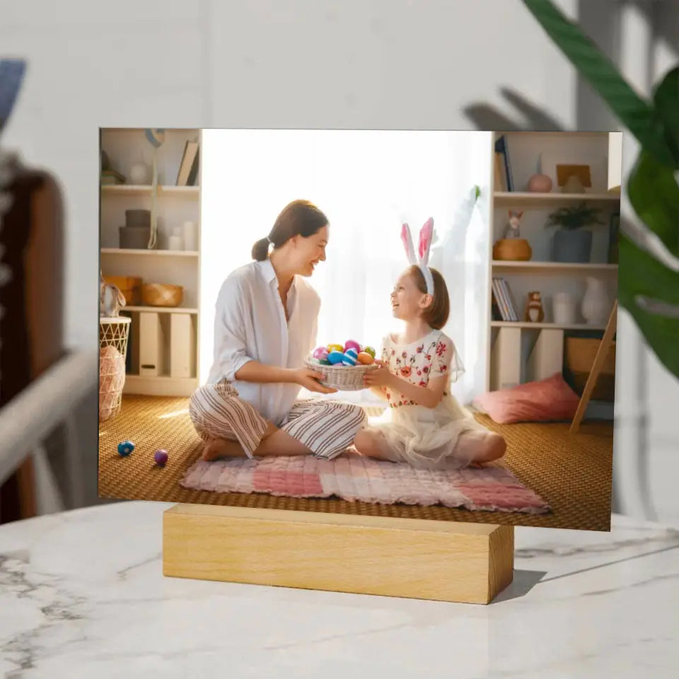 Mama i córka - Druk na szkle, spersonalizowany prezent dla mamy