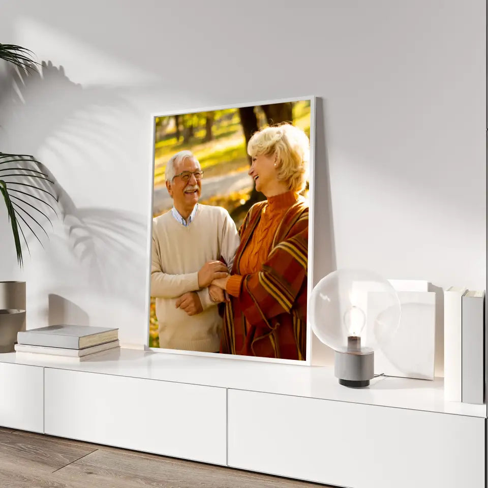 Zdjęcie na płótnie | Prezent dla dziadków | Wydruk na płótnie