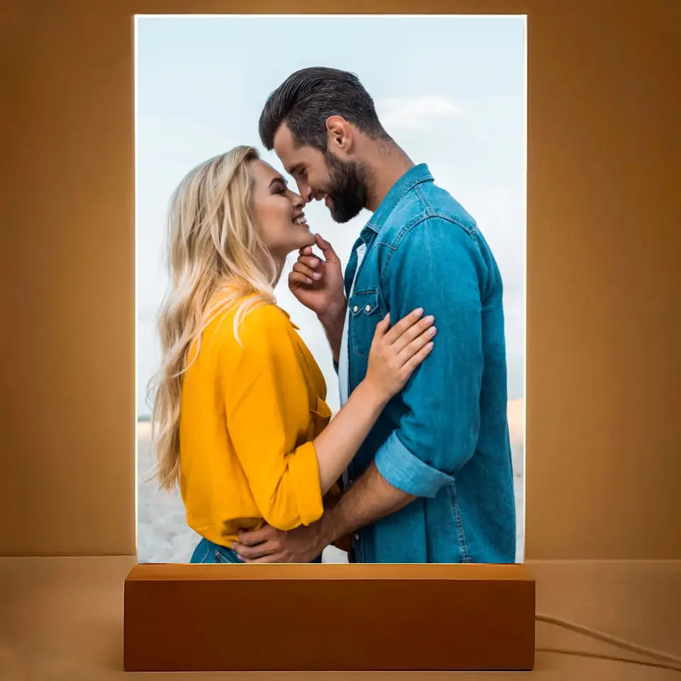 Zdjęcie pary - Druk na szkle, spersonalizowany prezent dla pary