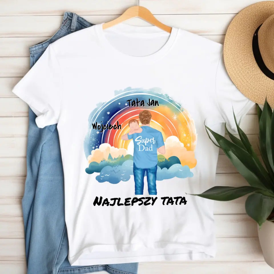 Tata i syn - Personalizowana koszulka dla taty #6