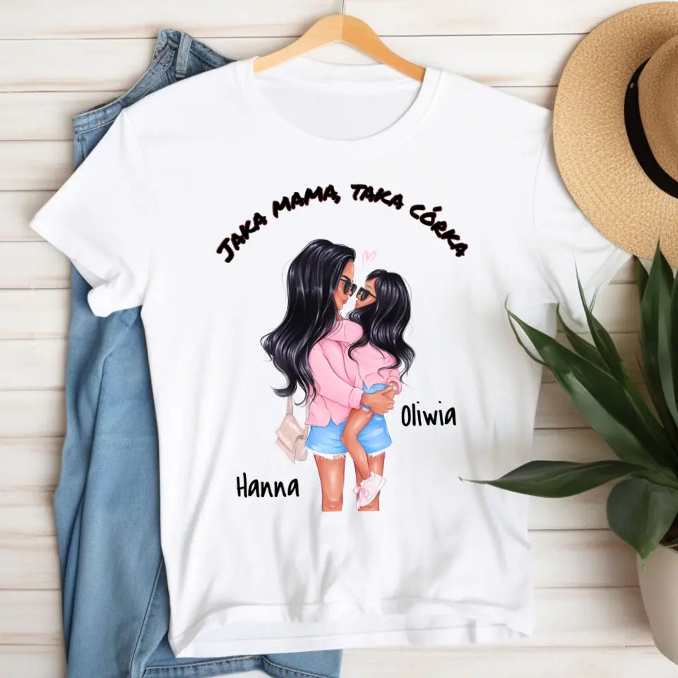 Jaka mama, taka córka - koszulka, wyjątkowy prezent dla mamy
