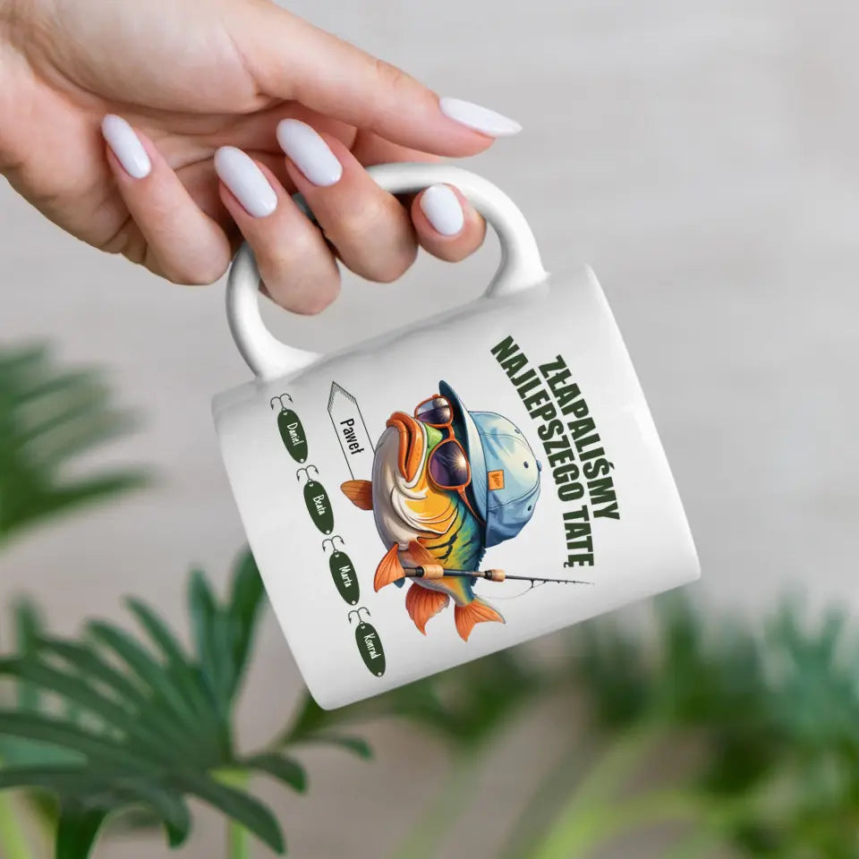 Złapaliśmy najlepszego Tatę - Kubek, wyjątkowy prezent dla taty