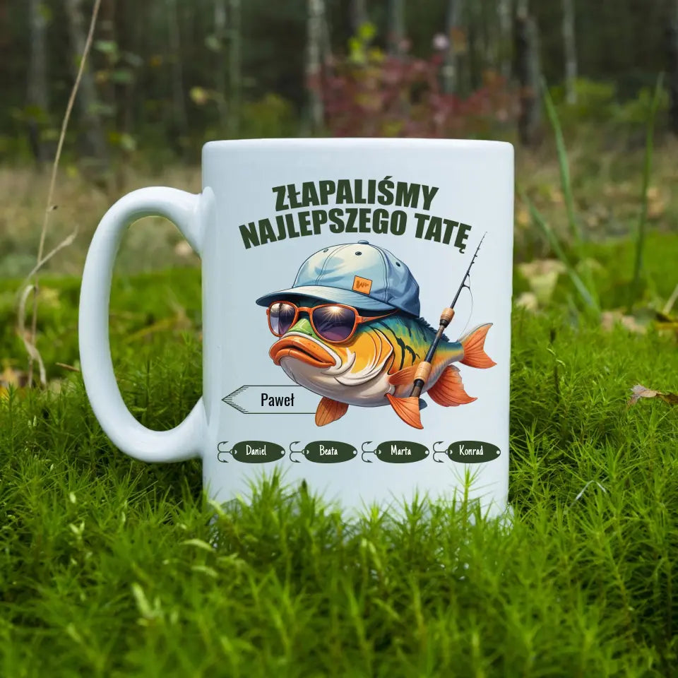 Złapaliśmy najlepszego Tatę - Kubek, wyjątkowy prezent dla taty
