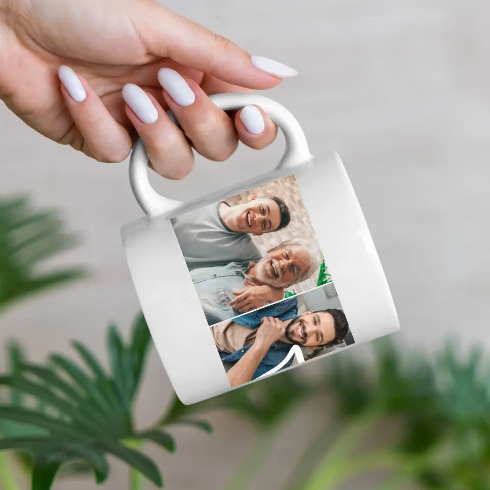 Kolaż dla taty - Kubek, wyjątkowy prezent dla taty