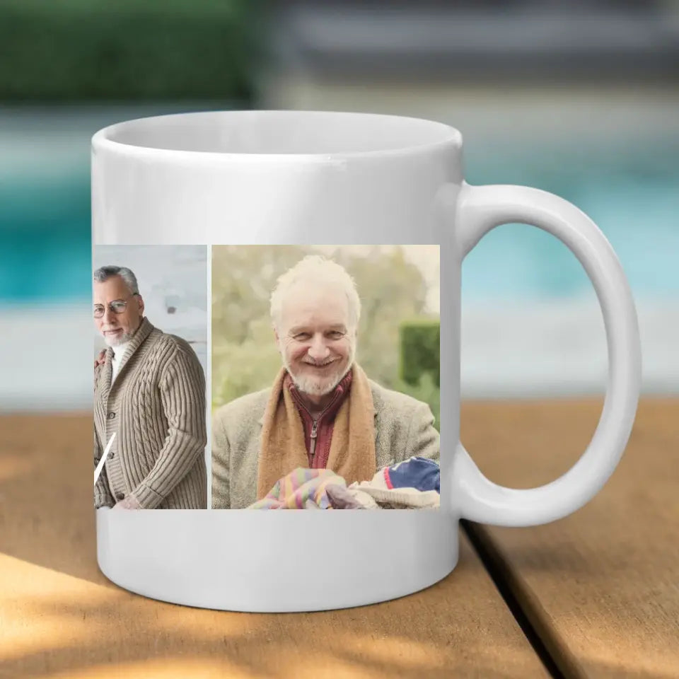 Kolaż dla taty - Kubek, wyjątkowy prezent dla taty