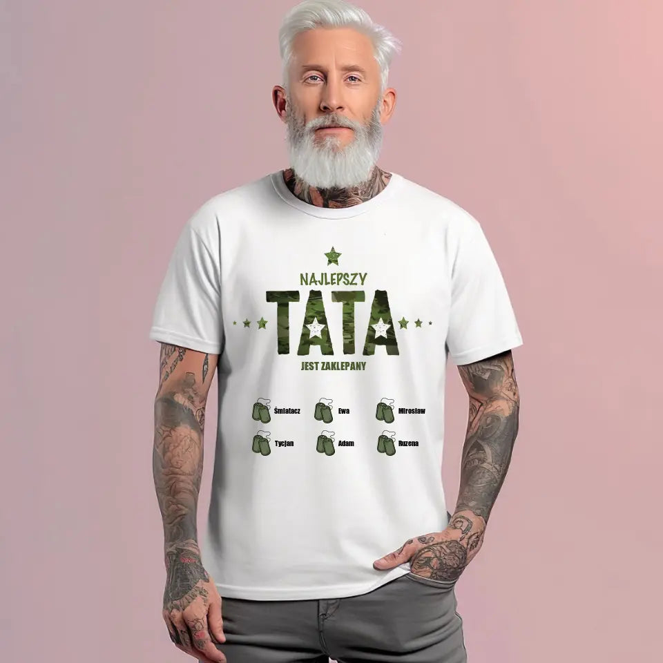 Tata wojskowy - koszulka, wyjątkowy prezent dla taty