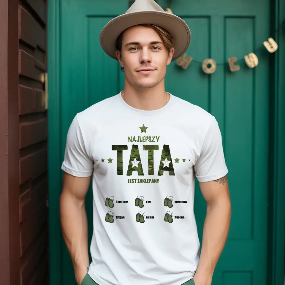 Tata wojskowy - koszulka, wyjątkowy prezent dla taty