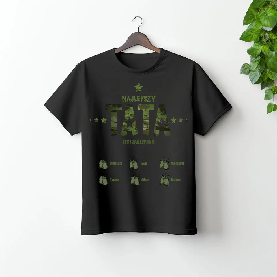 Tata wojskowy - koszulka, wyjątkowy prezent dla taty