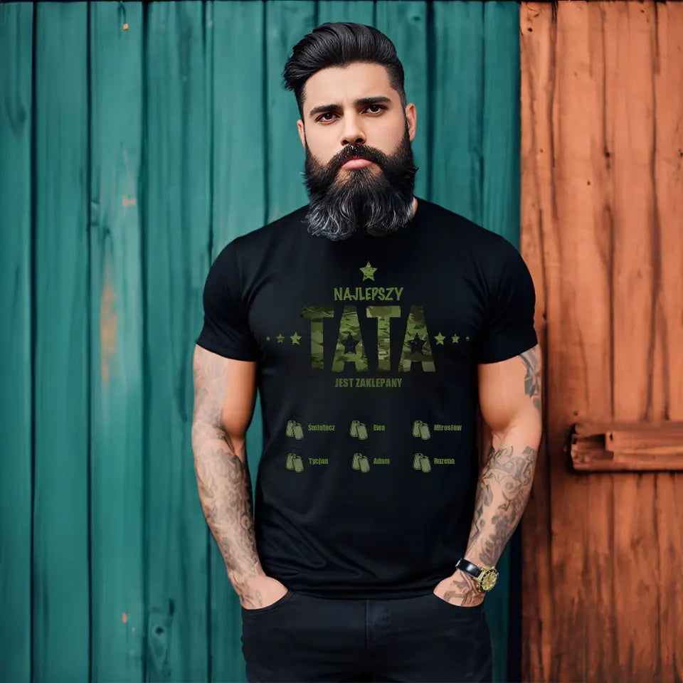 Tata wojskowy - koszulka, wyjątkowy prezent dla taty