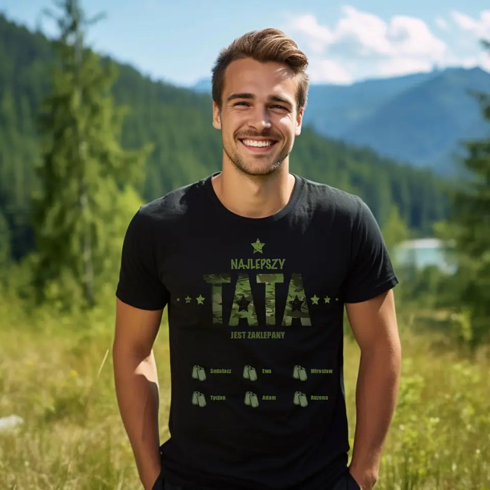 Tata wojskowy - koszulka, wyjątkowy prezent dla taty