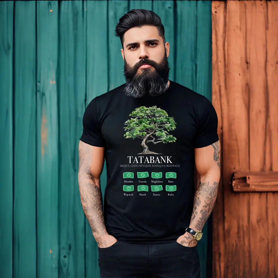 TataBank - koszulka, wyjątkowy prezent dla taty