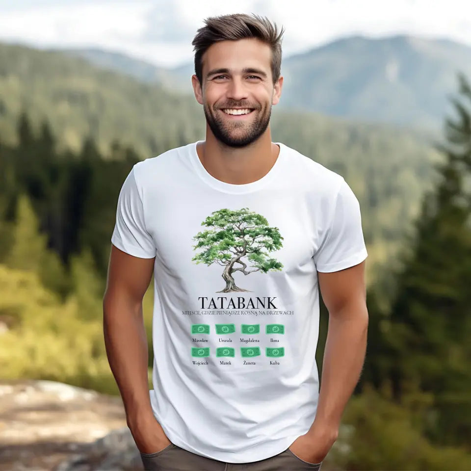 TataBank - koszulka, wyjątkowy prezent dla taty