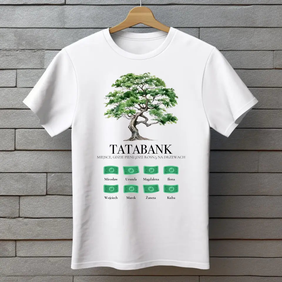 TataBank - koszulka, wyjątkowy prezent dla taty