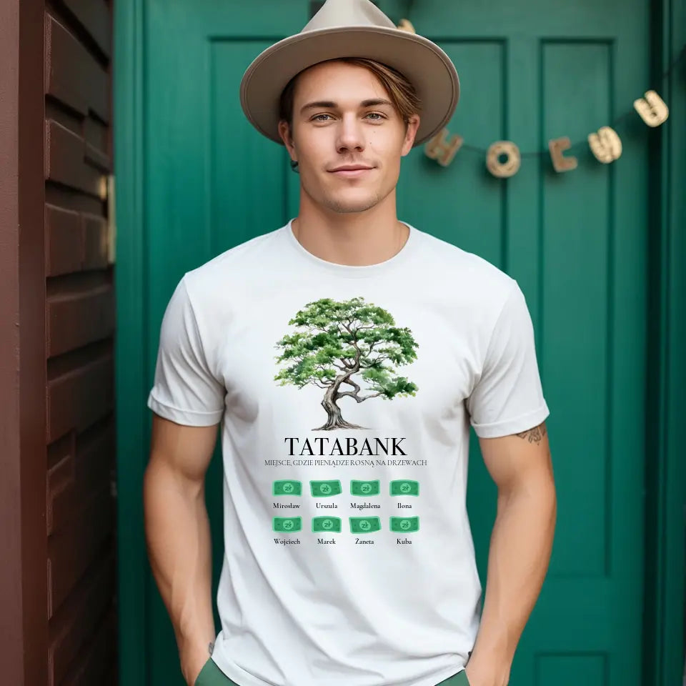 TataBank - koszulka, wyjątkowy prezent dla taty