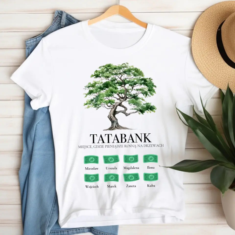 TataBank - koszulka, wyjątkowy prezent dla taty