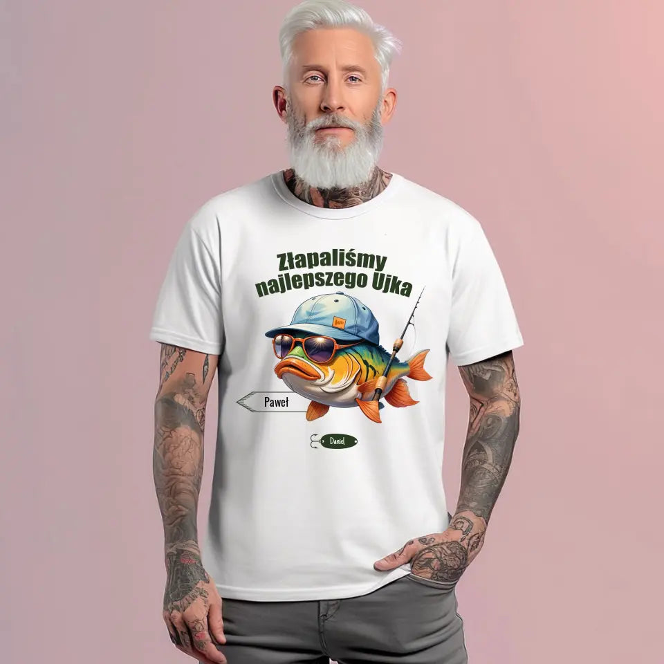 Złapaliśmy najlepszego Ujka - koszulka, wyjątkowy prezent dla taty