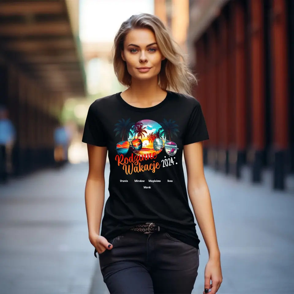Rodzinne wakacje - koszulka, wyjątkowy prezent dla rodziny