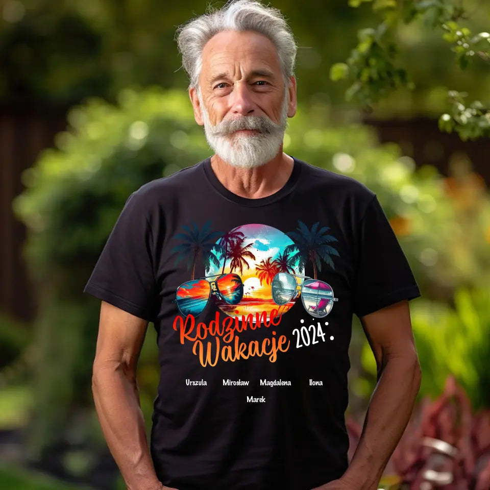 Rodzinne wakacje - koszulka, wyjątkowy prezent dla rodziny