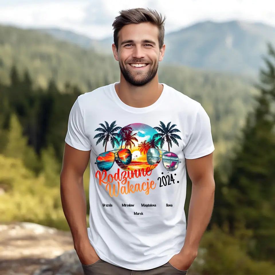 Rodzinne wakacje - koszulka, wyjątkowy prezent dla rodziny