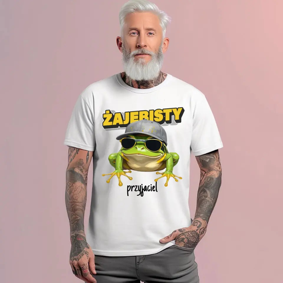 ŻAJEBISTY przyjaciel - koszulka, wyjątkowy prezent dla przyjaciela