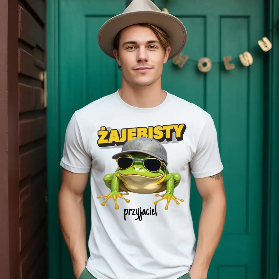 ŻAJEBISTY przyjaciel - koszulka, wyjątkowy prezent dla przyjaciela