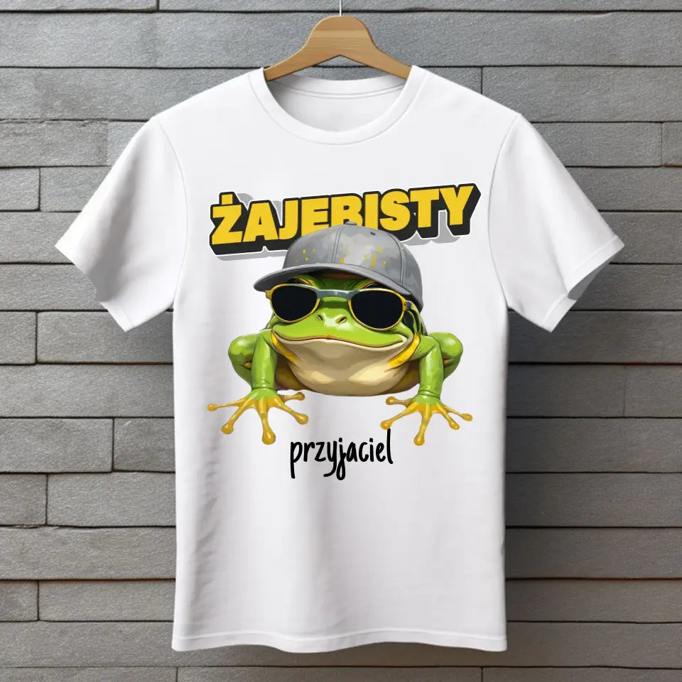 ŻAJEBISTY przyjaciel - koszulka, wyjątkowy prezent dla przyjaciela