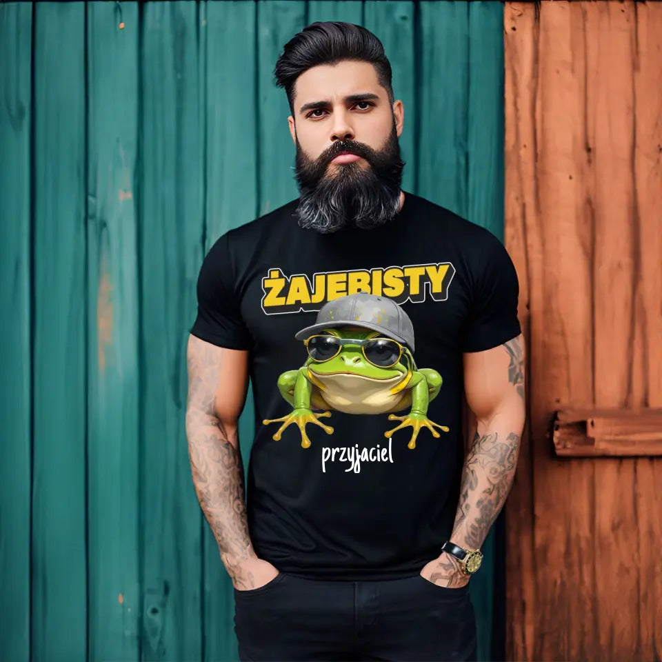ŻAJEBISTY przyjaciel - koszulka, wyjątkowy prezent dla przyjaciela