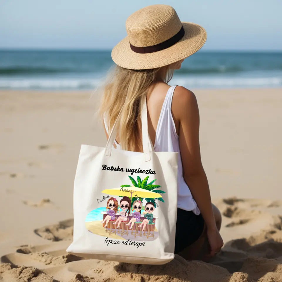 Babska wycieczka lepsza od terapii #2 - Torba, wyjątkowy prezent dla przyjaciółek