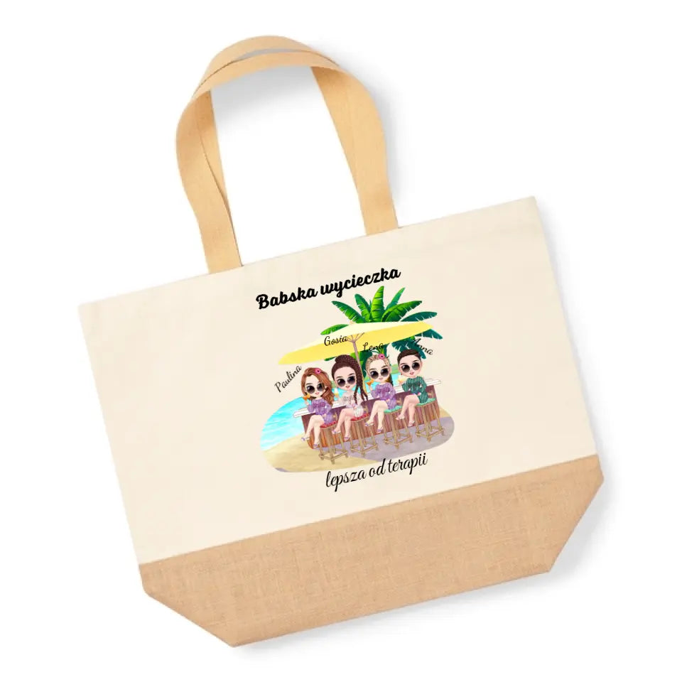 Babska wycieczka lepsza od terapii #2 - Torba, wyjątkowy prezent dla przyjaciółek