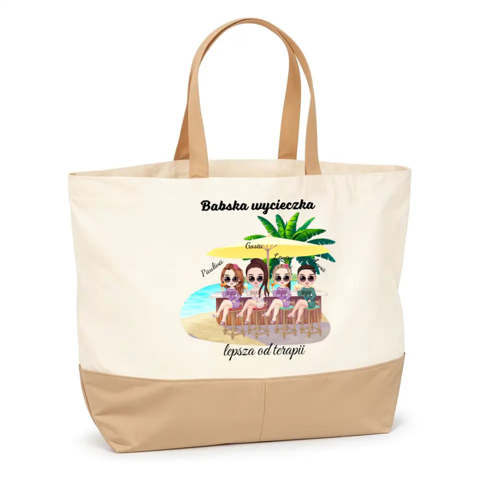 Babska wycieczka lepsza od terapii #2 - Torba, wyjątkowy prezent dla przyjaciółek