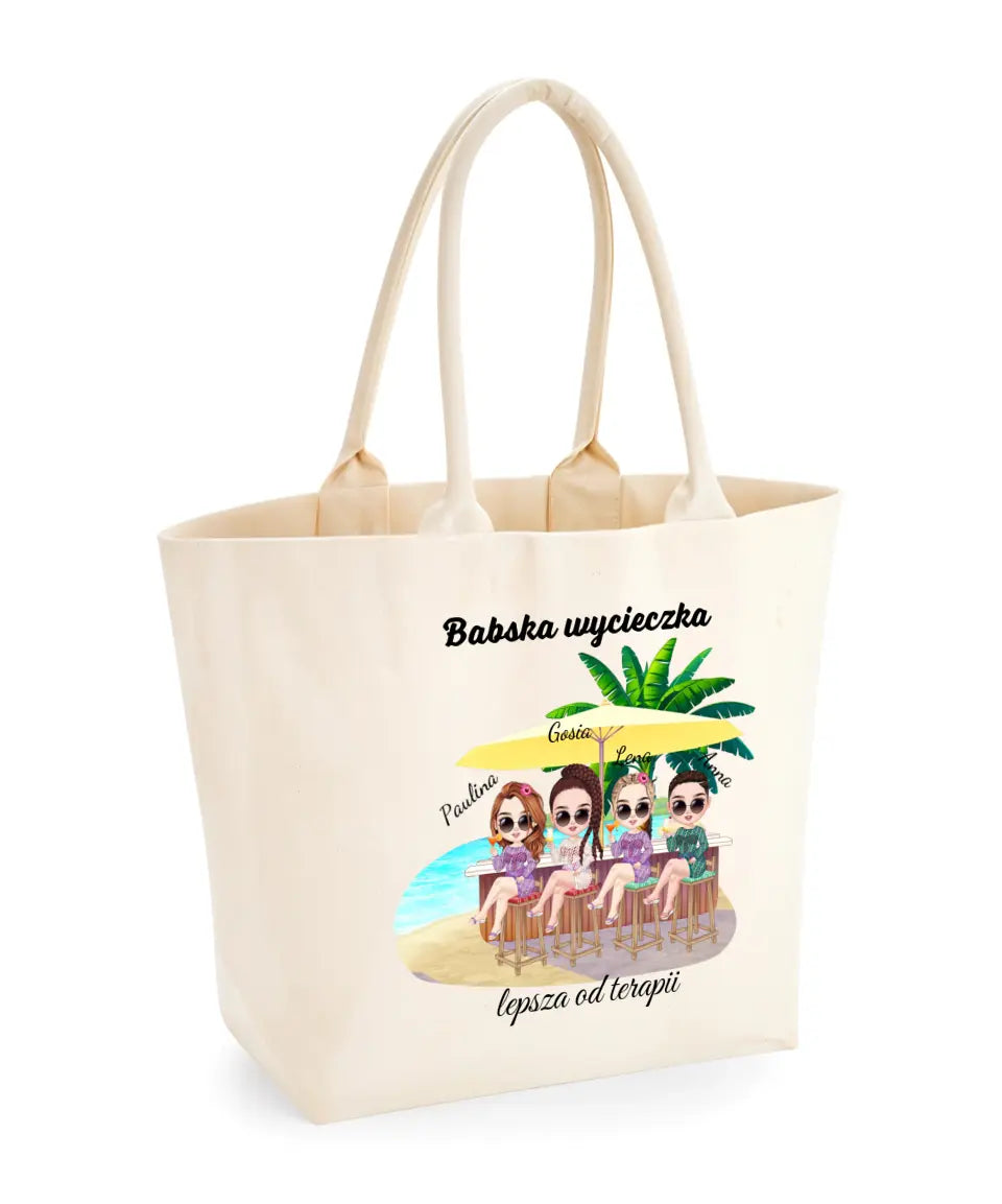 Babska wycieczka lepsza od terapii #2 - Torba, wyjątkowy prezent dla przyjaciółek