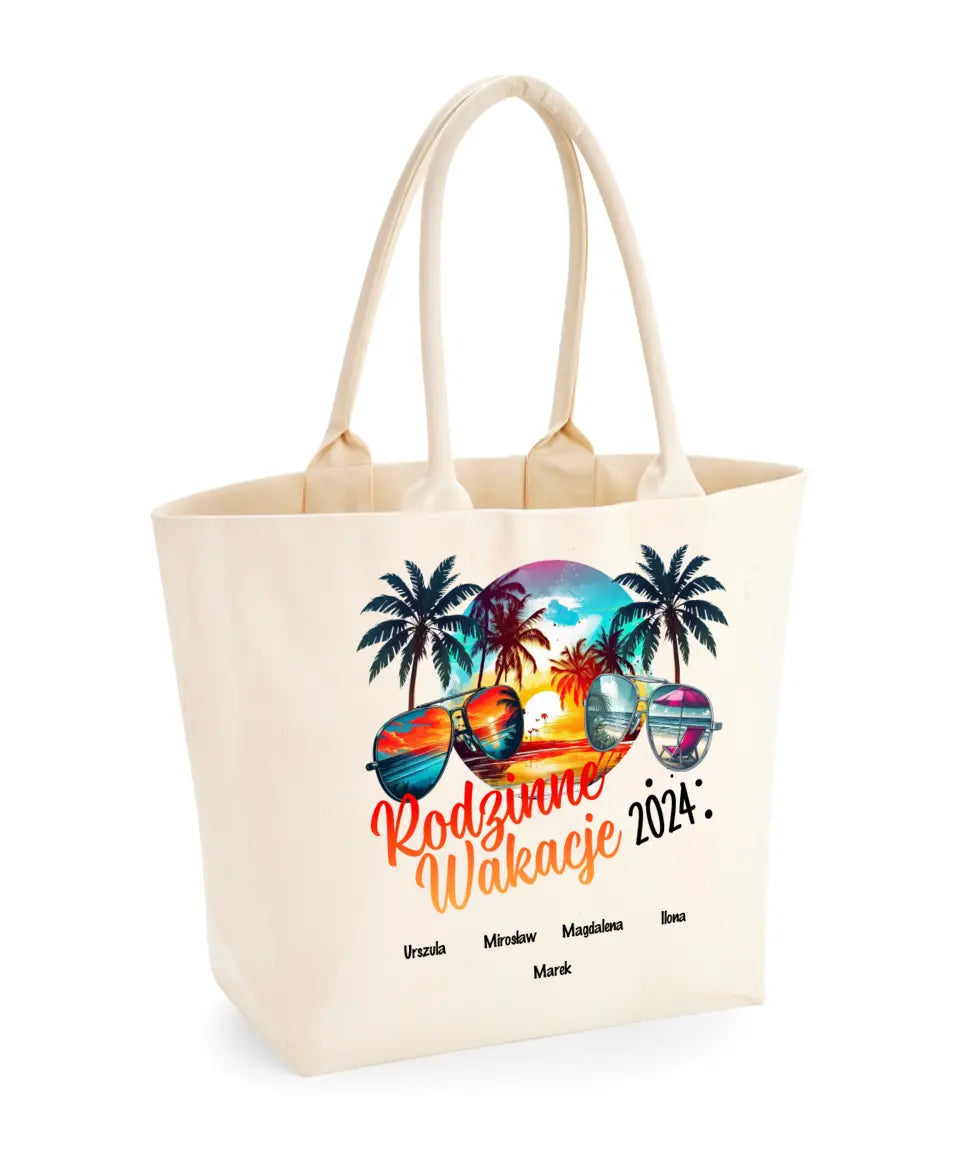 Rodzinne wakacje - Torba, wyjątkowy prezent dla rodzyny