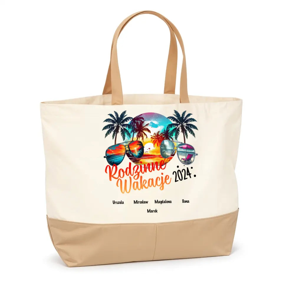 Rodzinne wakacje - Torba, wyjątkowy prezent dla rodzyny