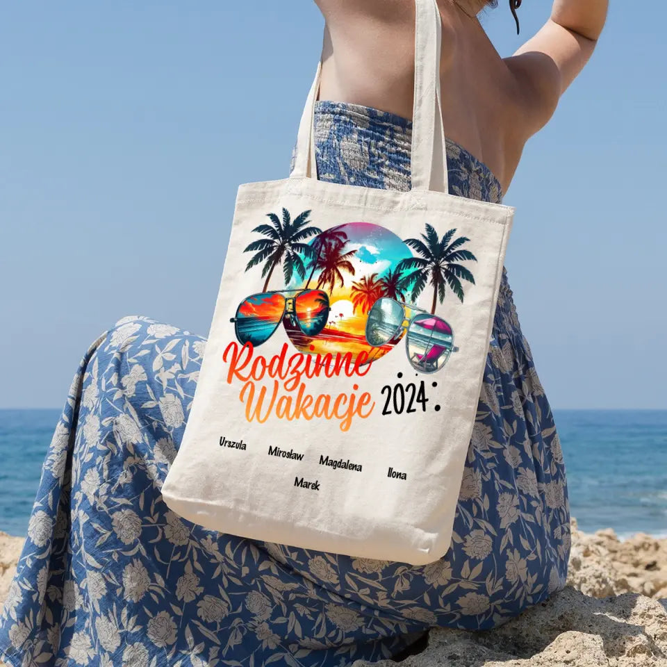 Rodzinne wakacje - Torba, wyjątkowy prezent dla rodzyny
