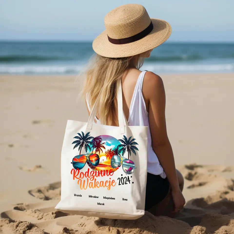 Rodzinne wakacje - Torba, wyjątkowy prezent dla rodzyny