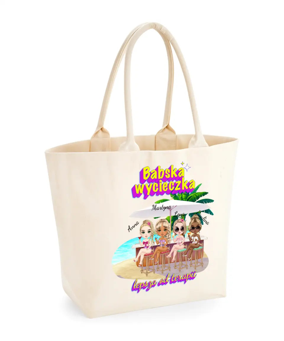 Babska wycieczka lepsza od terapii #3 - Torba, wyjątkowy prezent dla przyjaciółek