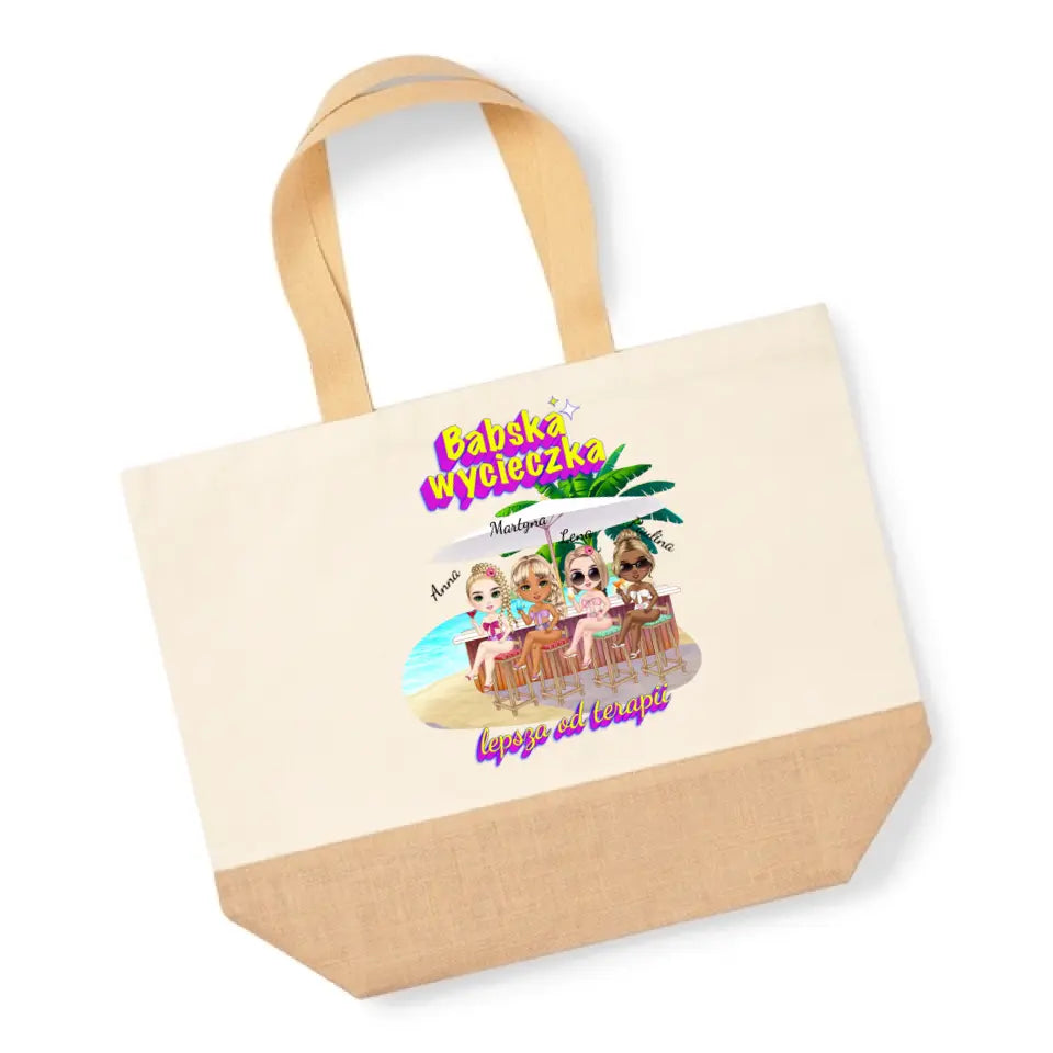 Babska wycieczka lepsza od terapii #3 - Torba, wyjątkowy prezent dla przyjaciółek