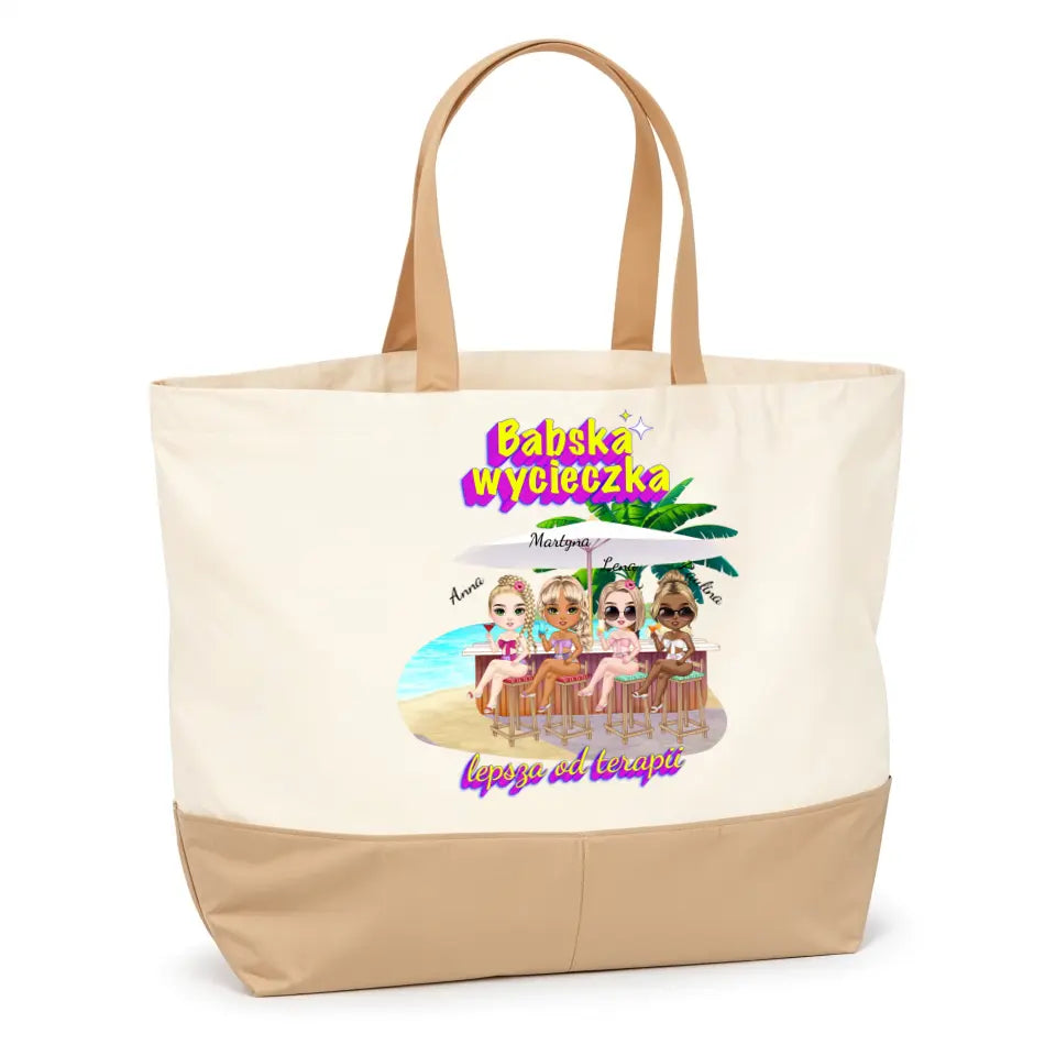 Babska wycieczka lepsza od terapii #3 - Torba, wyjątkowy prezent dla przyjaciółek