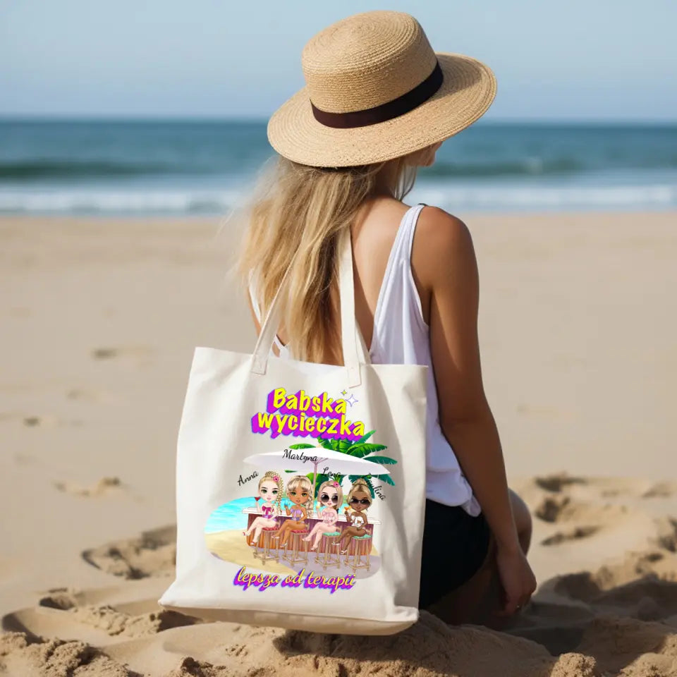 Babska wycieczka lepsza od terapii #3 - Torba, wyjątkowy prezent dla przyjaciółek