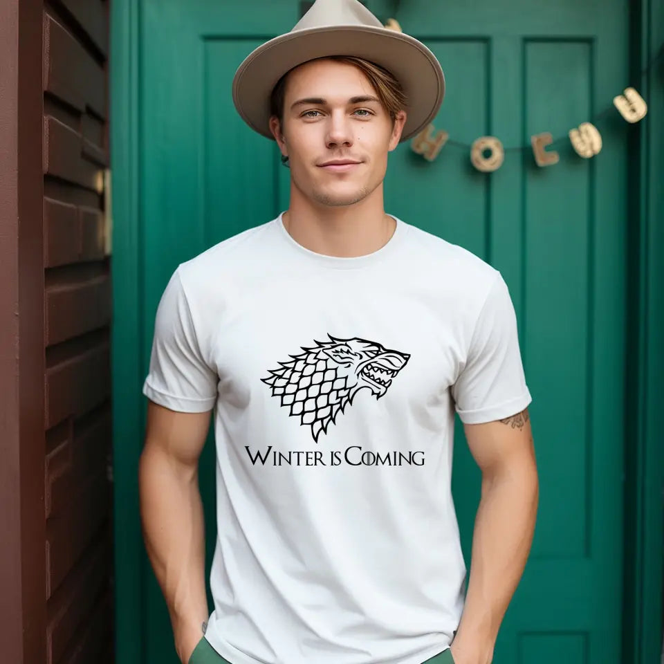 Winter is coming - koszulka, wyjątkowy prezent dla przyjaciół