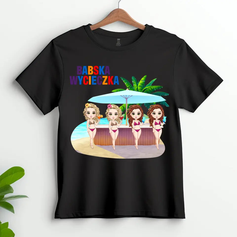 Babska wycieczka lepsza od terapii #4 - koszulka, wyjątkowy prezent dla przyjaciółek