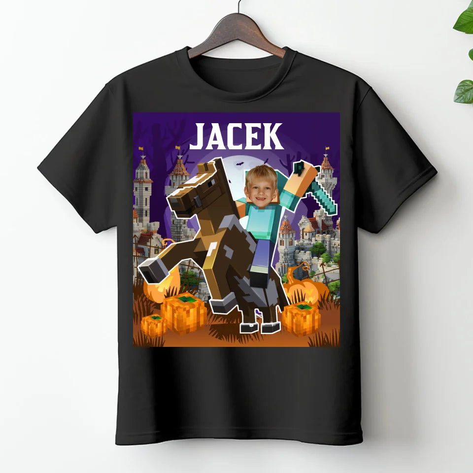 Bohaterowie Mindcraft - koszulka, wyjątkowy prezent na Halloween dla rodziny